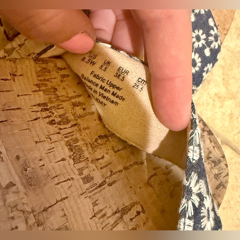 Life Stride Floral Cork Sandals - Picture 2 of 5